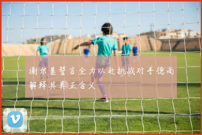 谢尔基誓言全力以赴挑战对手德尚解释其真正含义