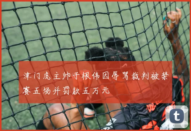 津门虎主帅于根伟因辱骂裁判被禁赛五场并罚款五万元